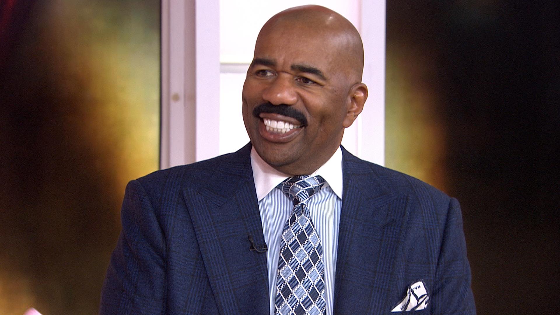 Comedian and talk show host Steve Harvey sits down with TODAY’s Savannah Gu...