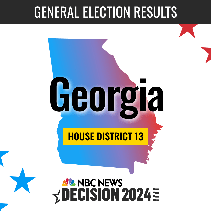 Georgia House District 13 Election 2024 Live Results