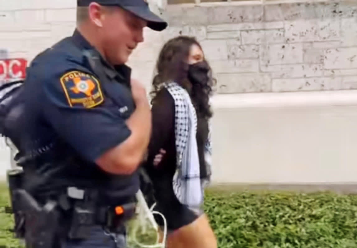 Anne-Marie Jardine, 22, a senior at the University of Texas at Austin 