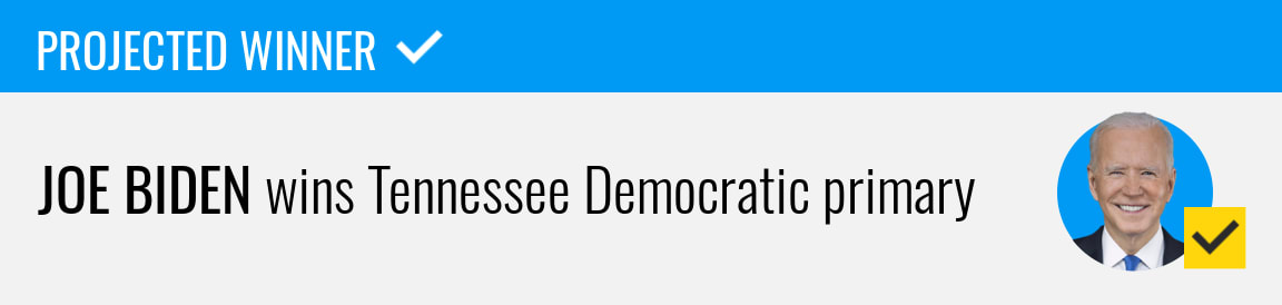 Joe Biden wins Tennessee Democratic primary