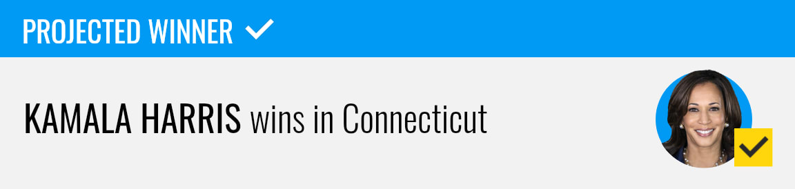 Kamala Harris wins in Connecticut, NBC News projects