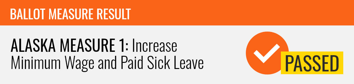 Alaska I1~Measure 1: Increase Minimum Wage and Paid Sick Leave