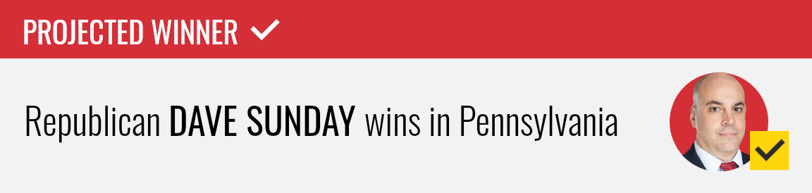 Republican Dave Sunday wins Pennsylvania attorney general race, NBC News projects