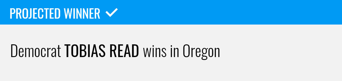 Democrat Tobias Read wins Oregon secretary of state race, NBC News projects