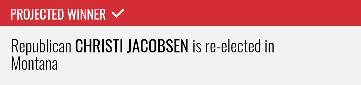 Republican Christi Jacobsen wins re-election in Montana secretary of state race, NBC News projects