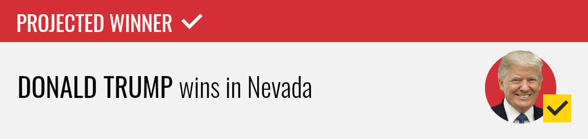 Donald Trump wins in Nevada, NBC News projects