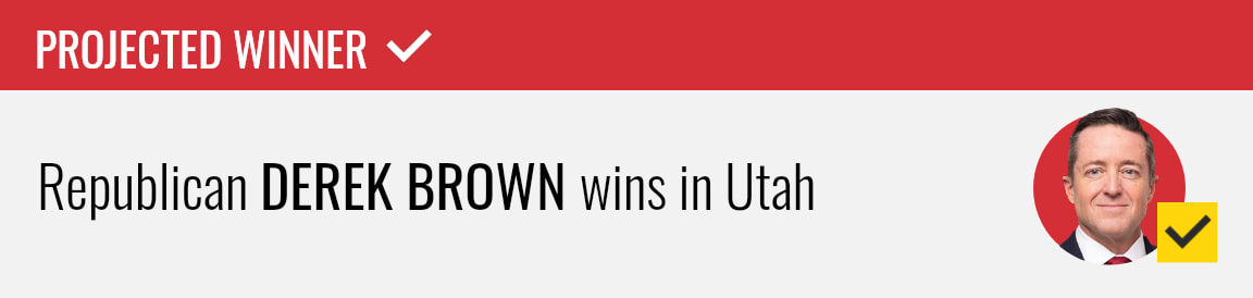 Republican Derek Brown wins Utah attorney general race, NBC News projects