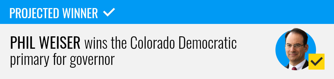 Phil Weiser wins the Democratic primary for Colorado governor, NBC News projects