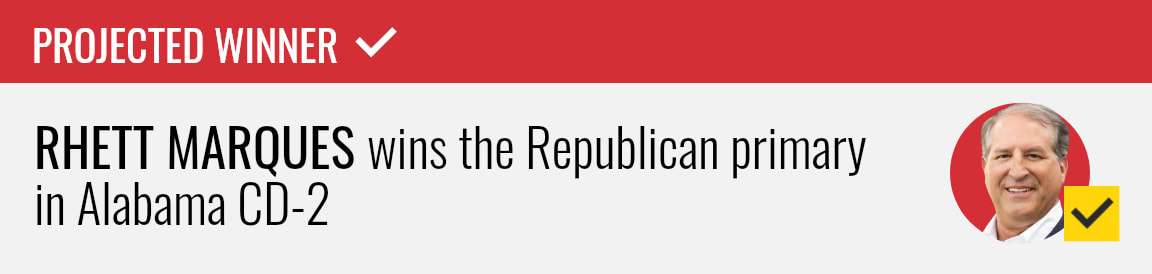 Rhett Marques wins the Republican primary special for Alabama's 2nd Congressional District, NBC News projects