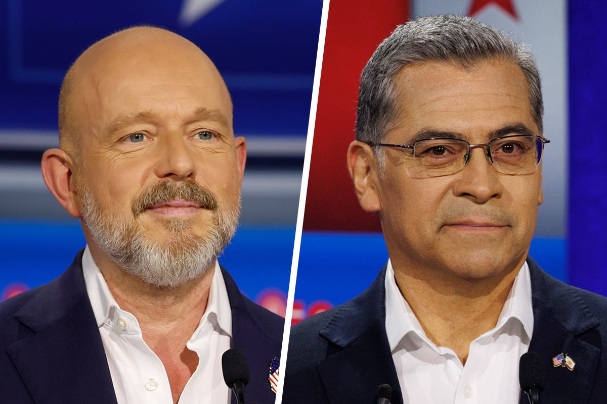 Steve Hilton and Xavier Becerra