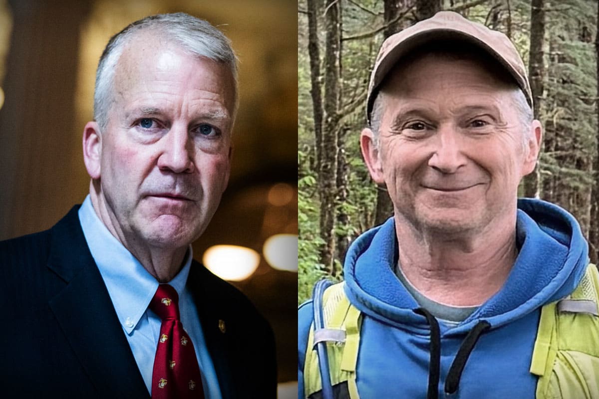 Sen. Dan Sullivan, R-Alaska, left,m and one of the challengers to the incumbent senator, also named Dan Sullivan.