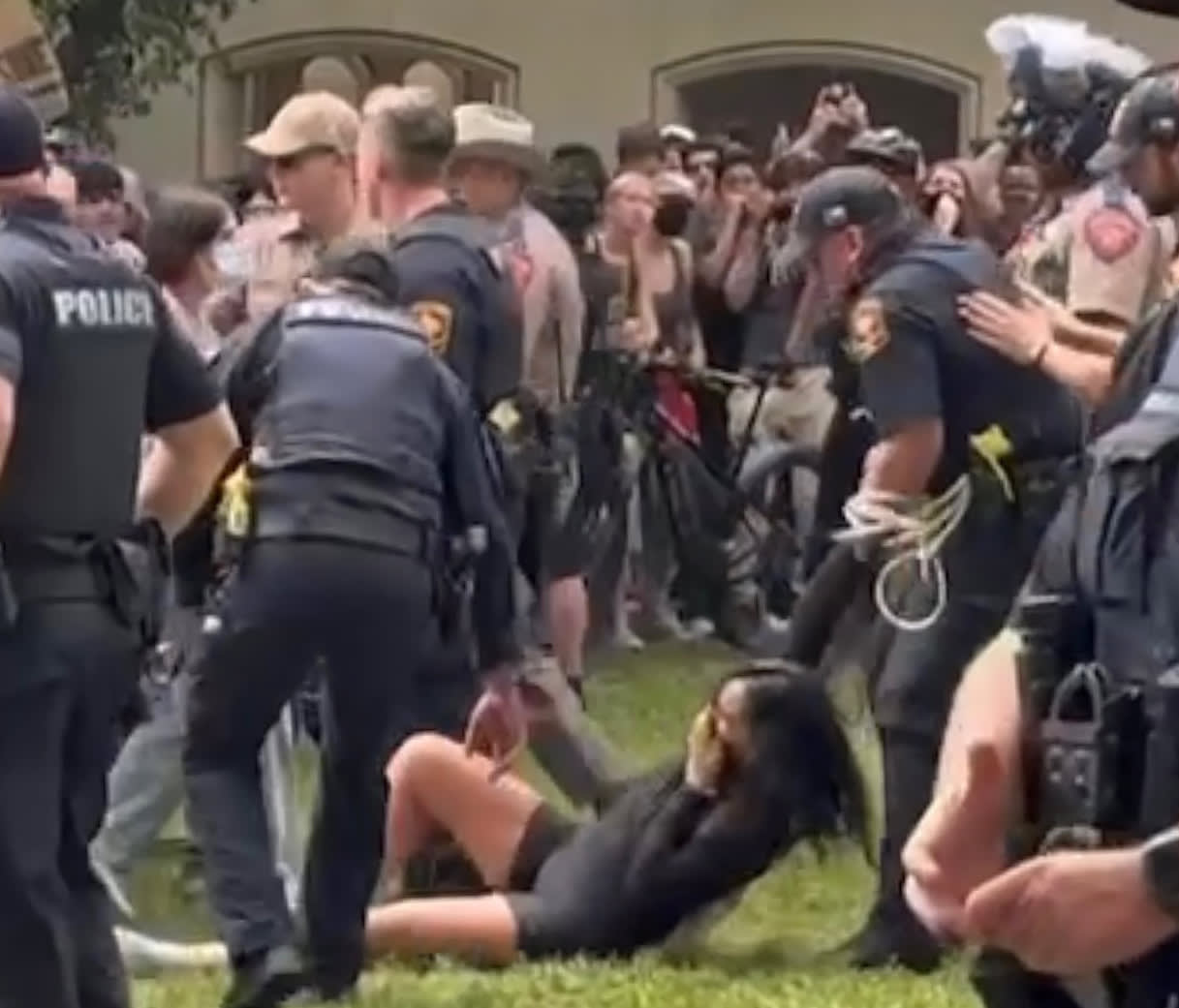 Anne-Marie Jardine, 22, a senior at the University of Texas at Austin 