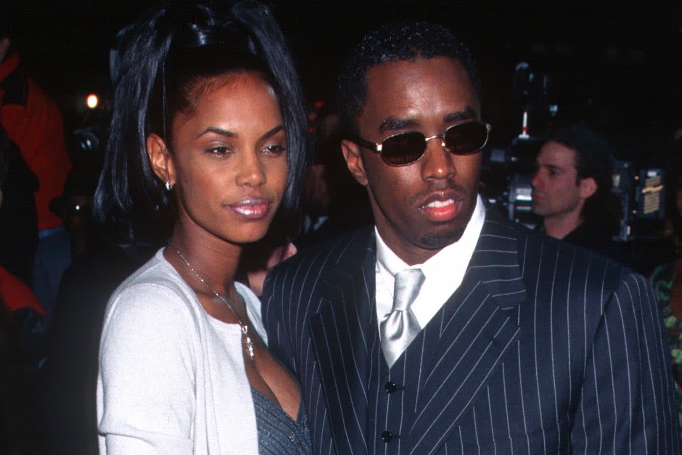 Kim Porter and Sean Combs attend the Essence Awards in 1998.