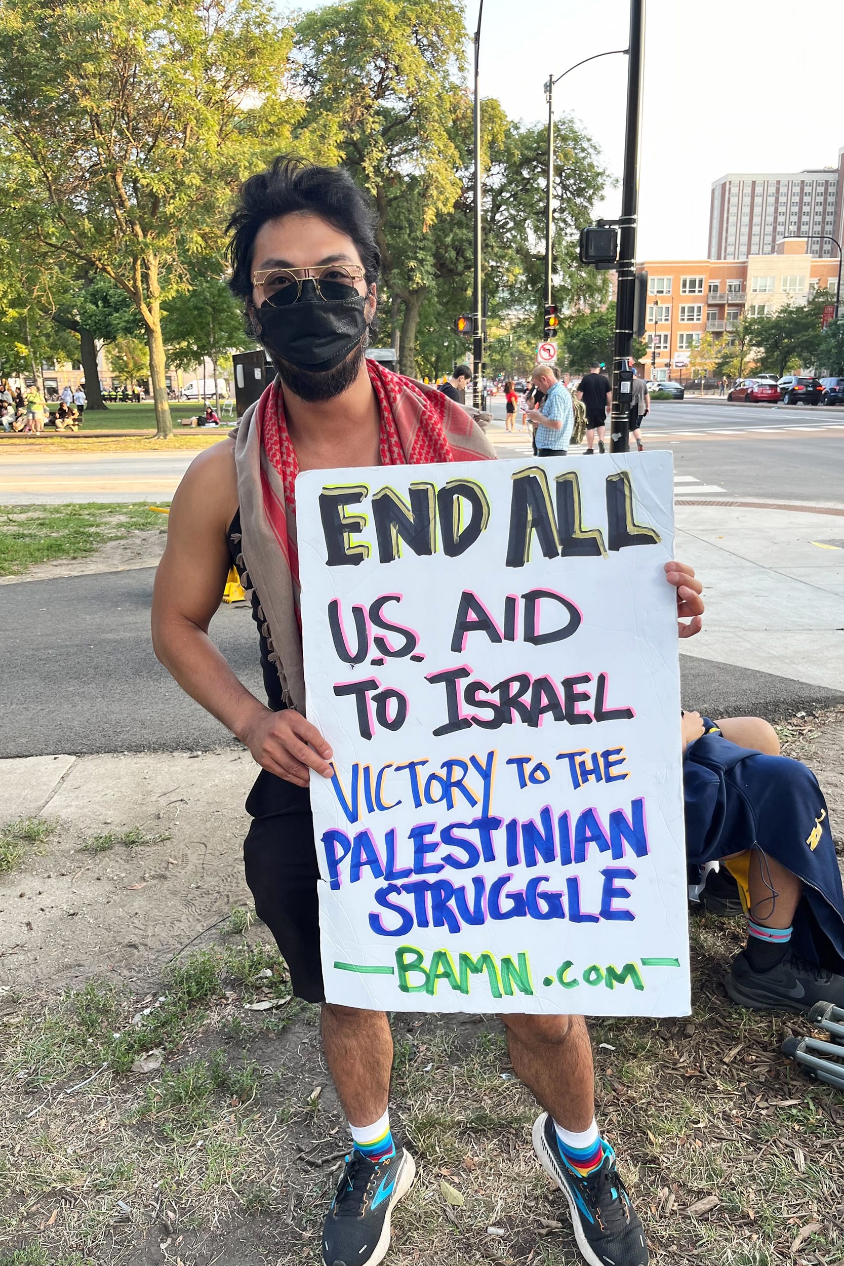 dnc protester politics political 