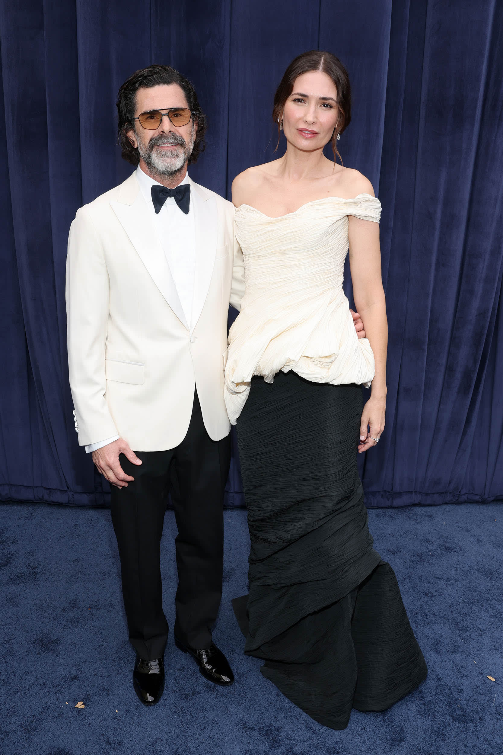 Chad Hamilton and Karolina Wydra arrive to the 78th Primetime Emmy Awards held at the Peacock Theater on September 14, 2026.