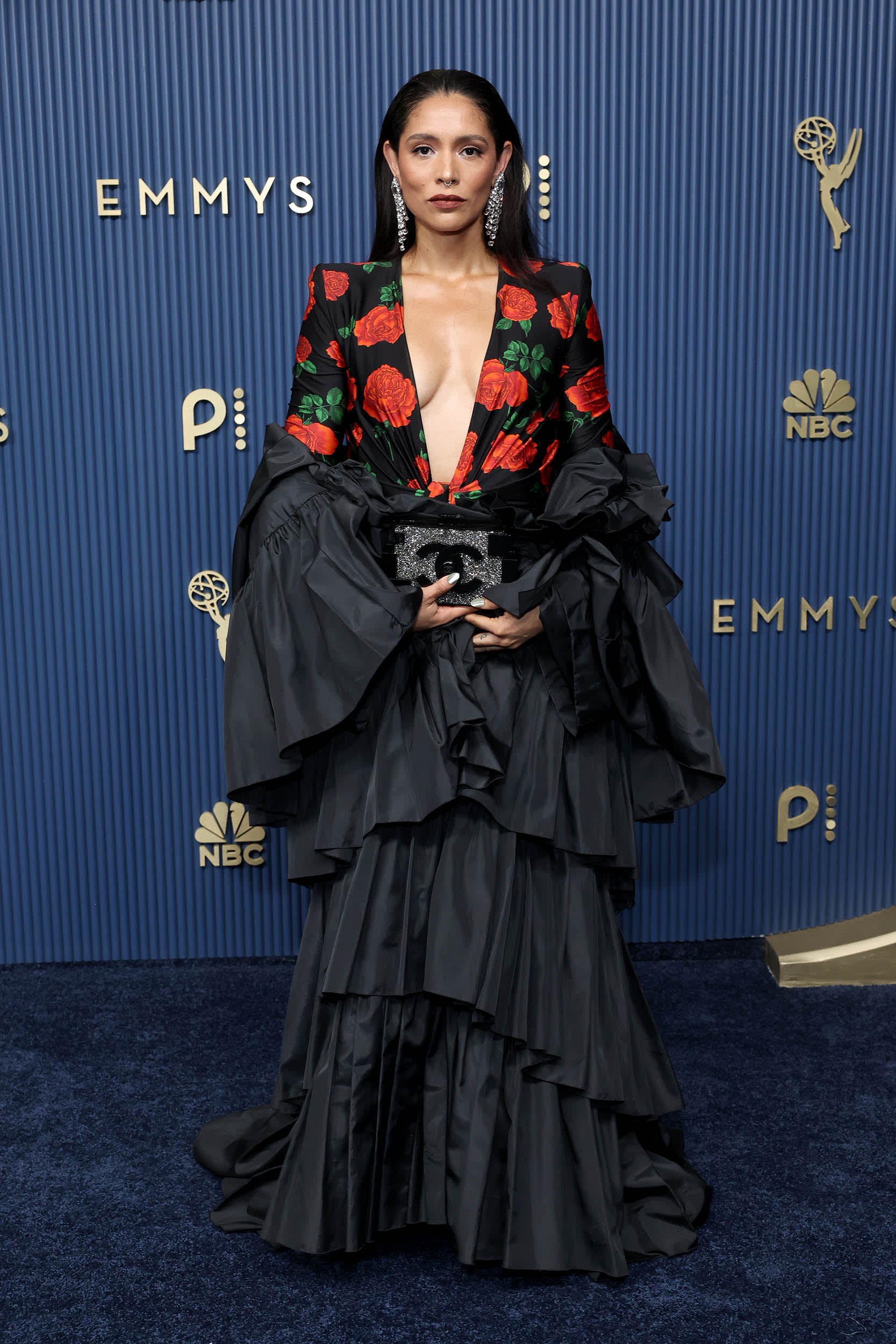 Miranda Rae Mayo arrives to the 78th Primetime Emmy Awards held at the Peacock Theater on September 14, 2026.