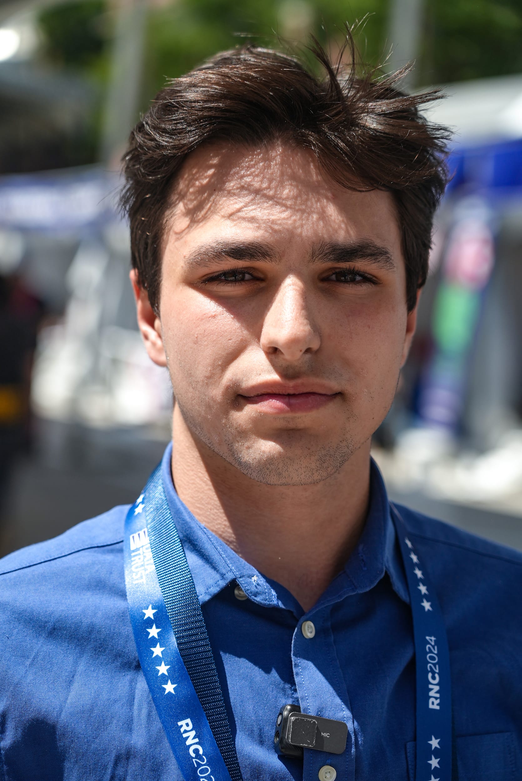 Indiana University student Justin Cyrenne says it's 'hard not to be emotional' after the assassination attempt on Trump.