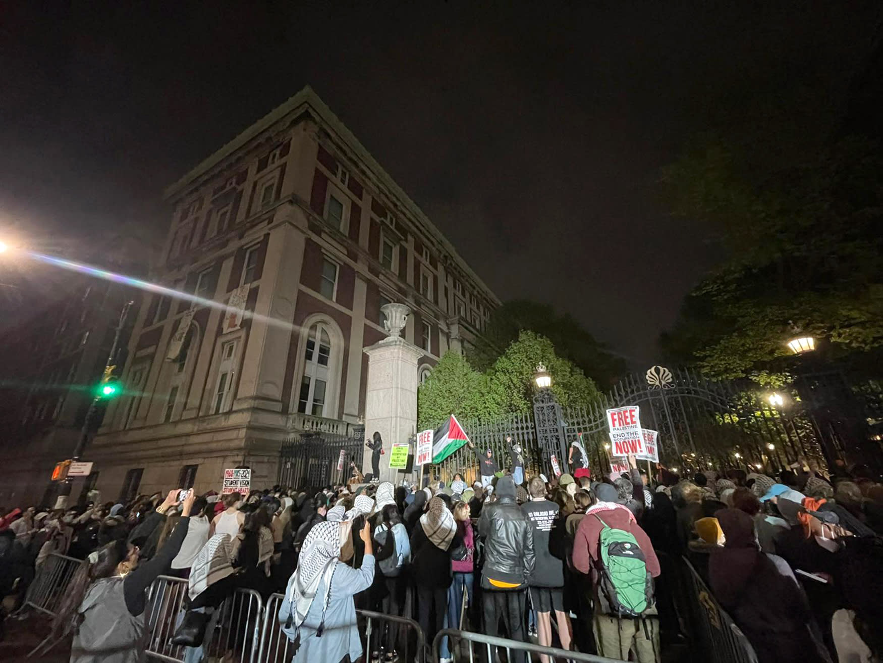 israel hamas conflict columbia university protest