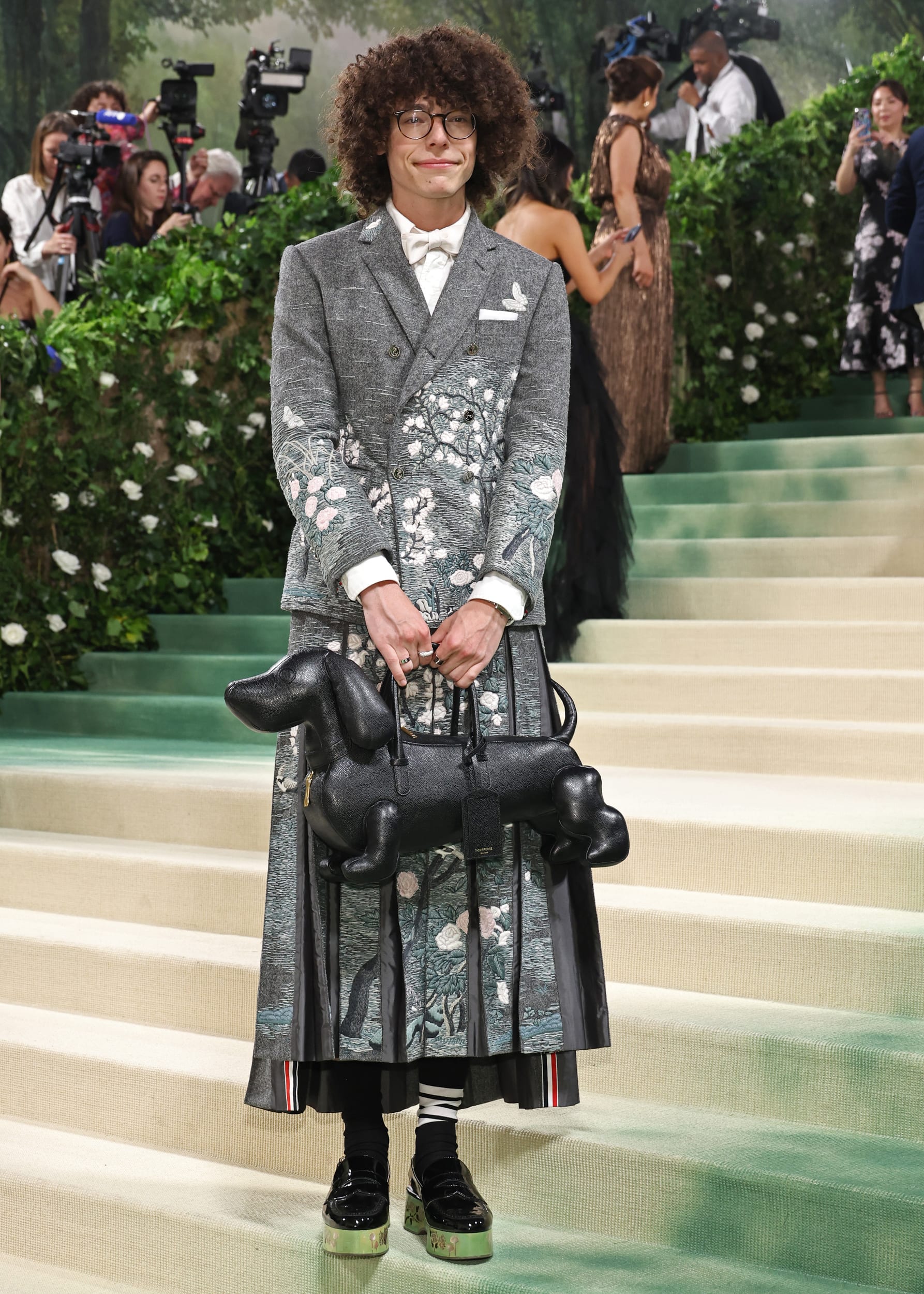 Reece Feldman attends The 2024 Met Gala Celebrating "Sleeping Beauties: Reawakening Fashion" at The Metropolitan Museum of Art in New York on May 6, 2024.