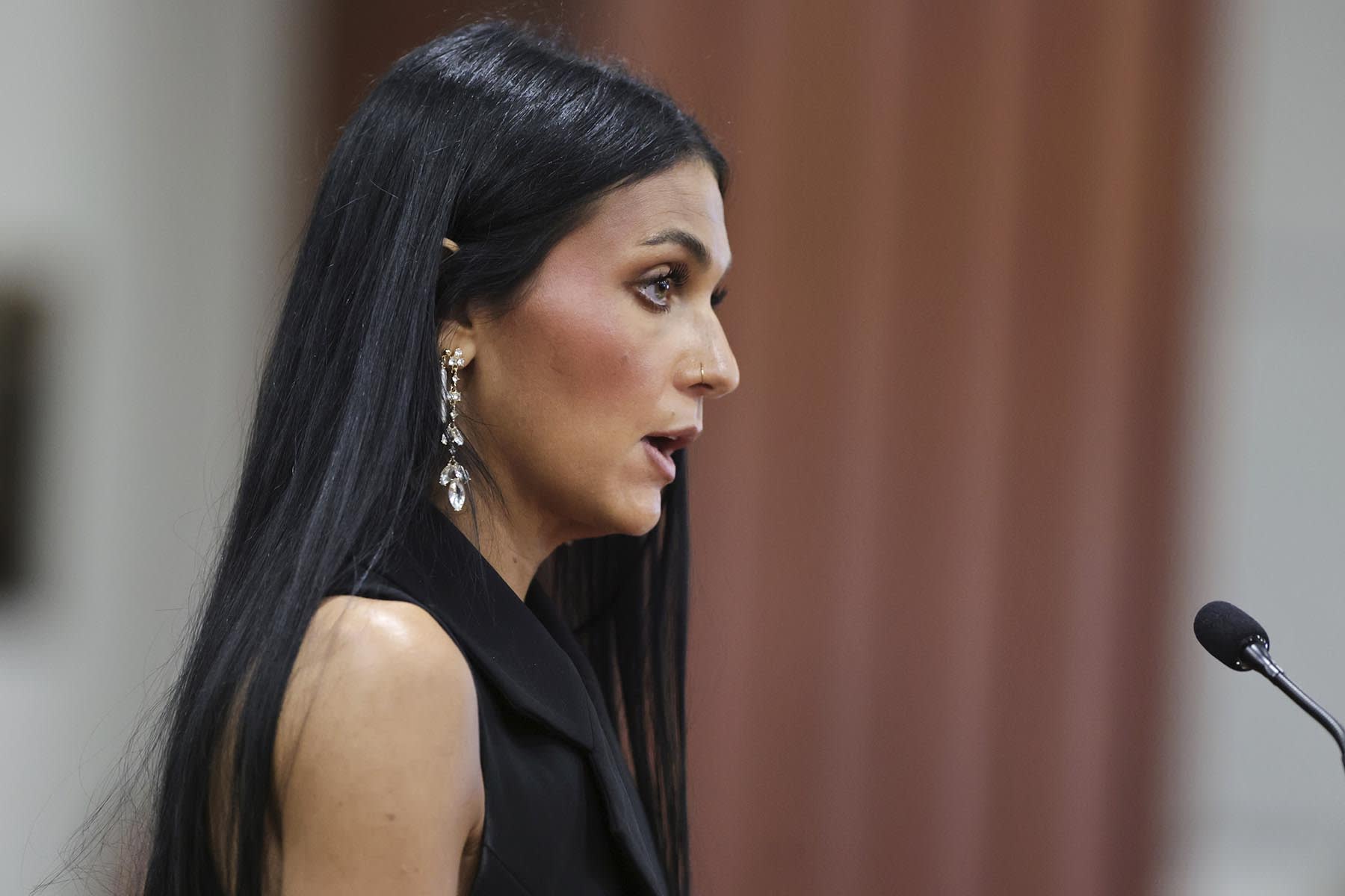 Alivea Goncalves, sister of victim Kaylee Goncalves, speaks at the sentencing hearing of Bryan Kohberger