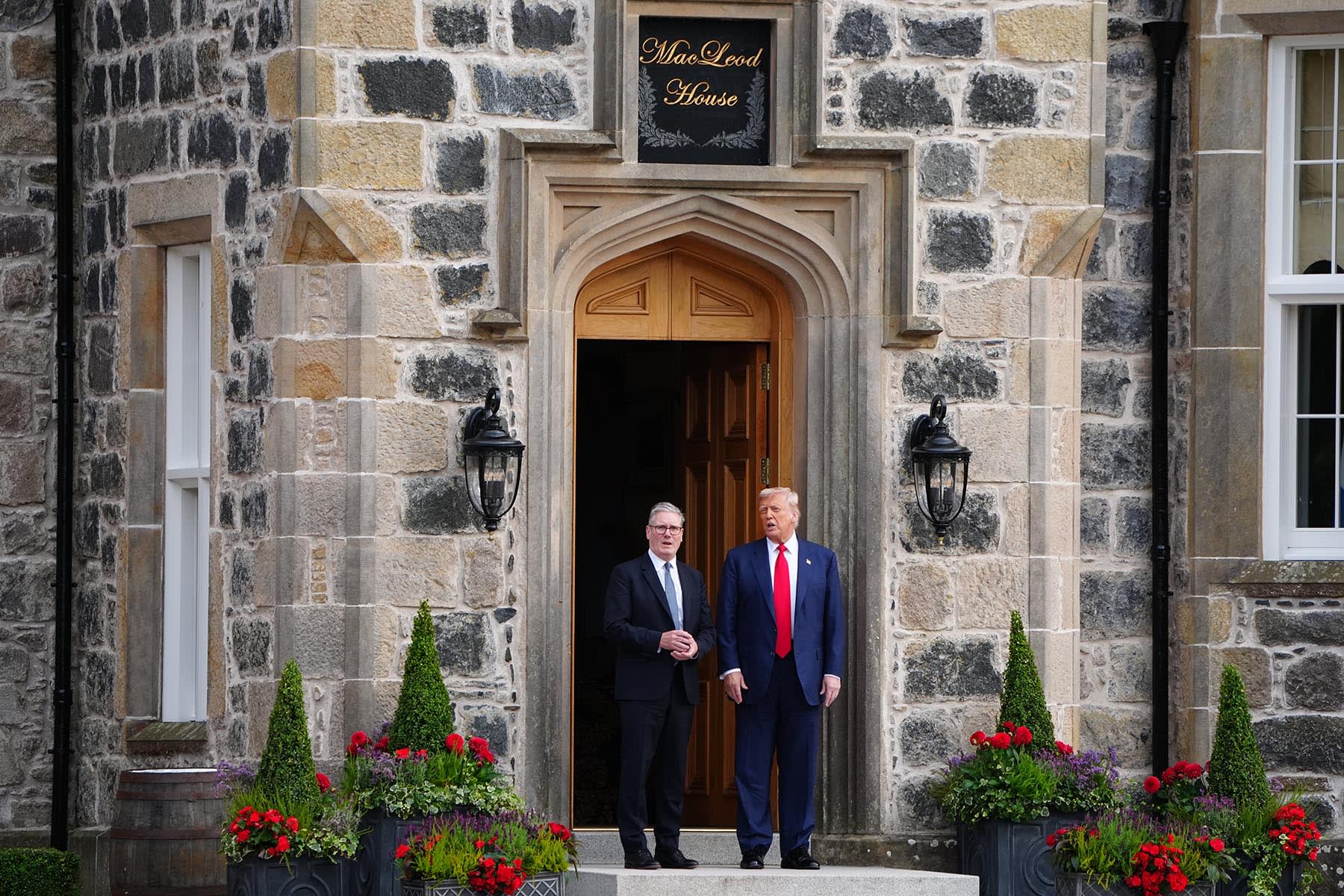 Image: U.S. President Donald Trump Visits Scotland For Golfing Getaway