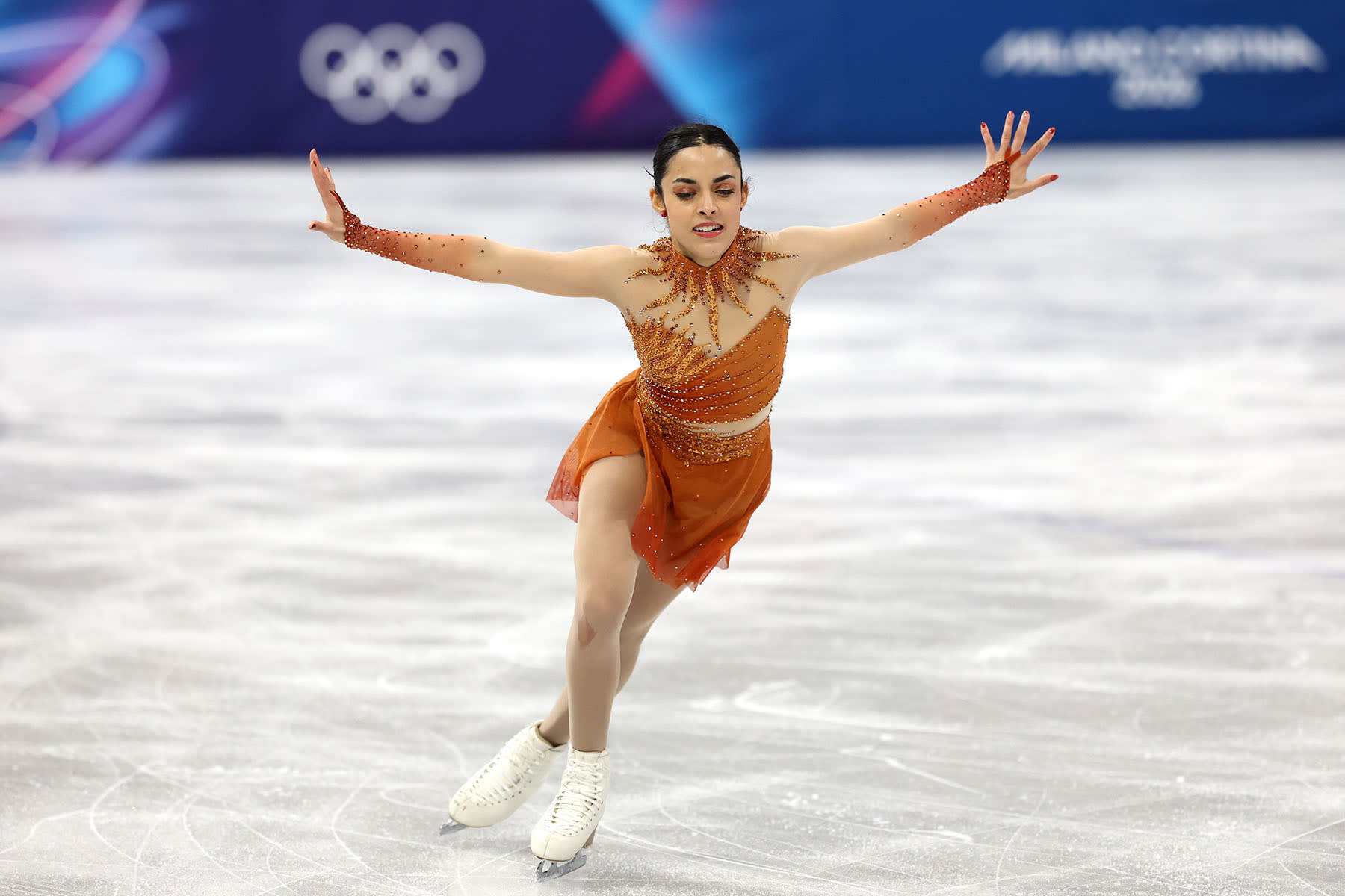 Madeline Schizas of Canada skates