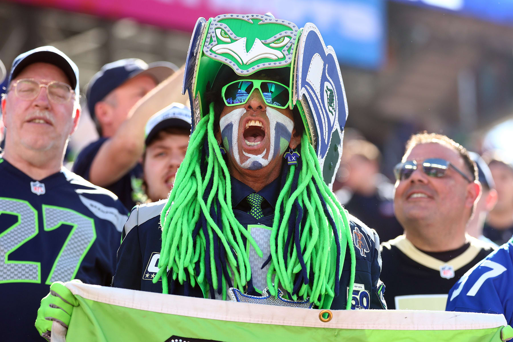 A Seattle Seahawks fan