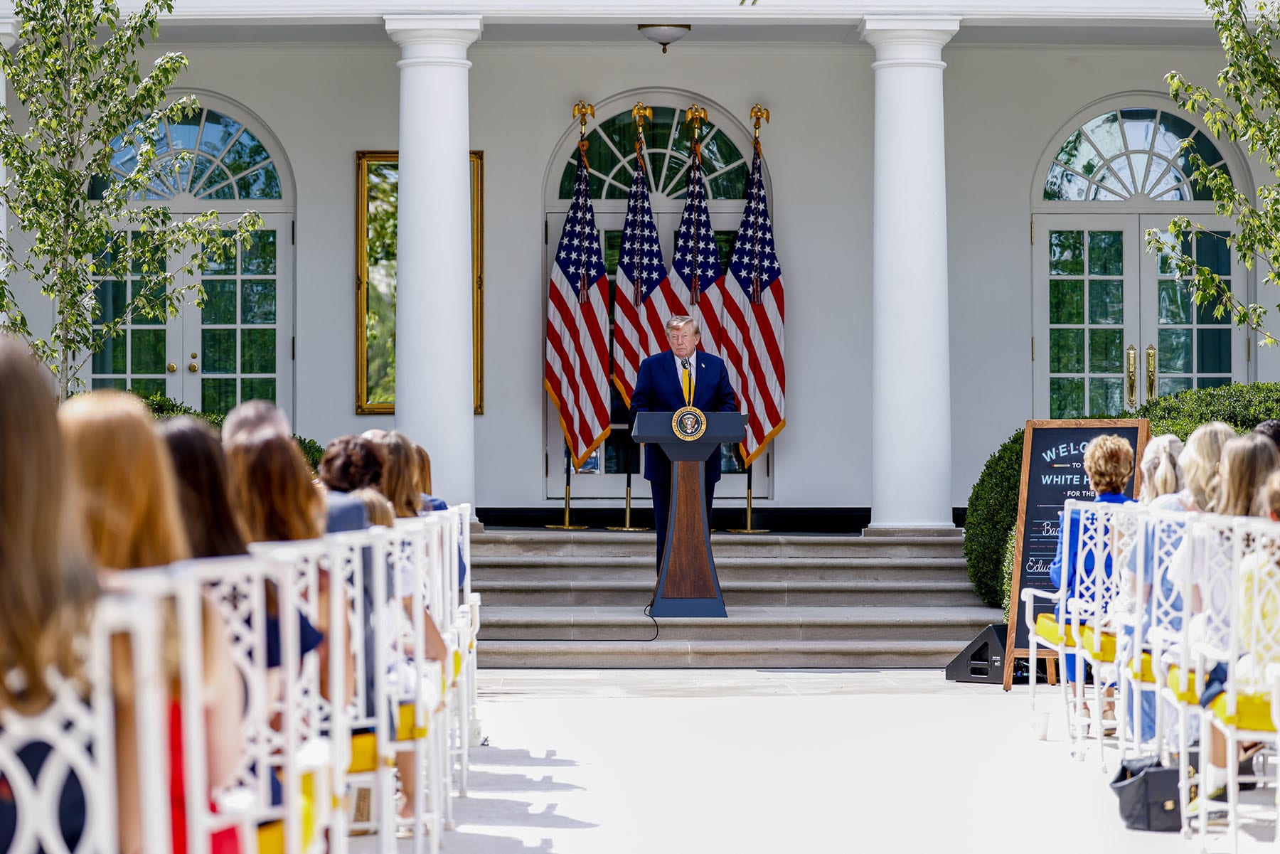 President Trump Hosts School Choice Event In Rose Garden