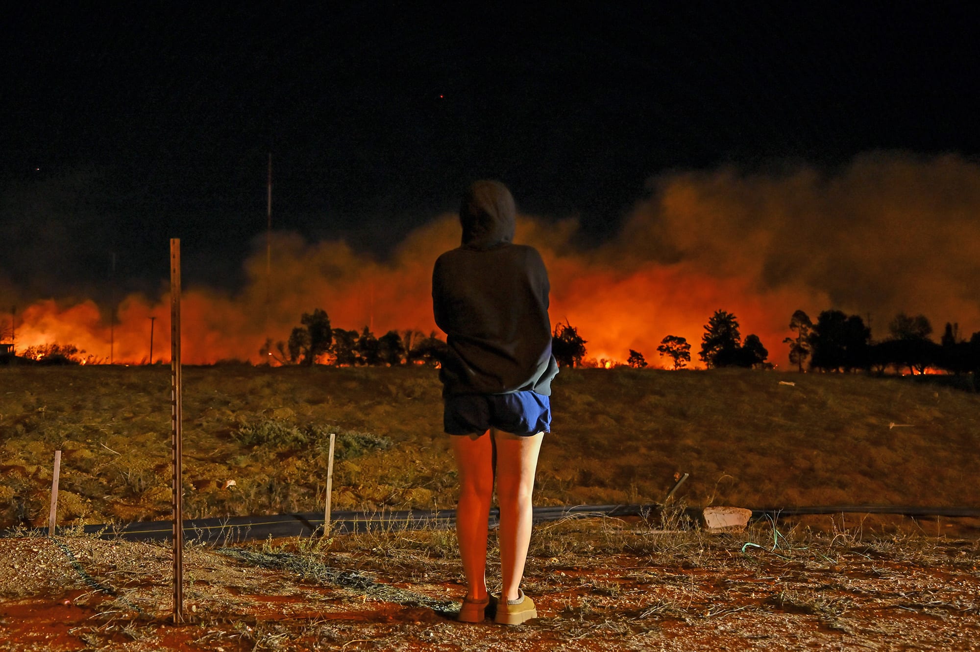 Los Angeles Fire: Brush fire in Ventura, California