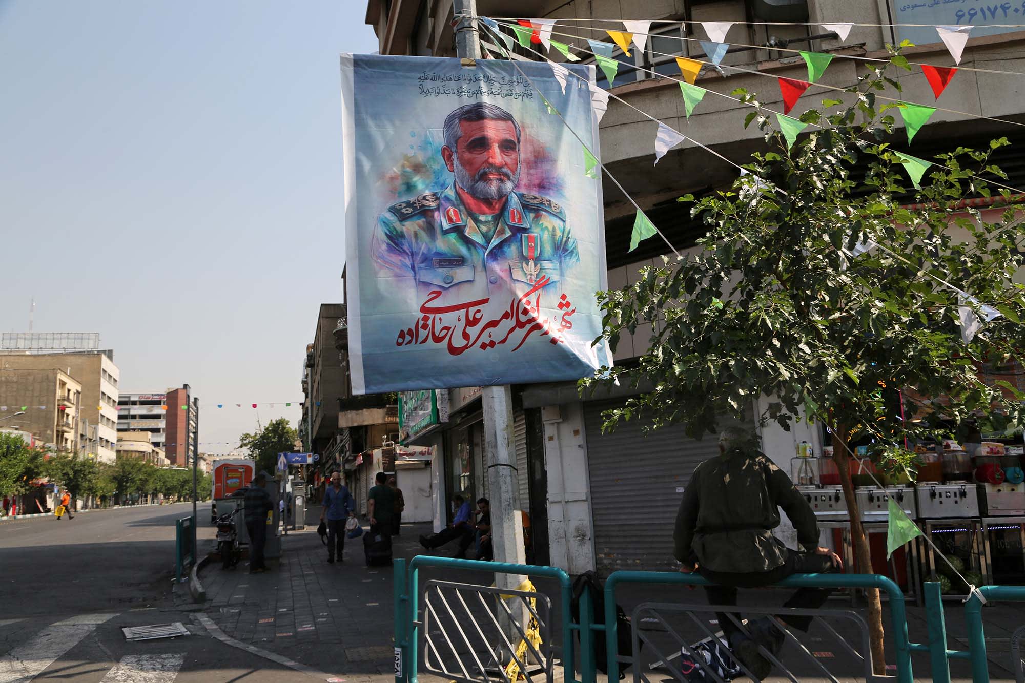 Iran puts up posters honoring scientists, commanders killed in Israeli strikes