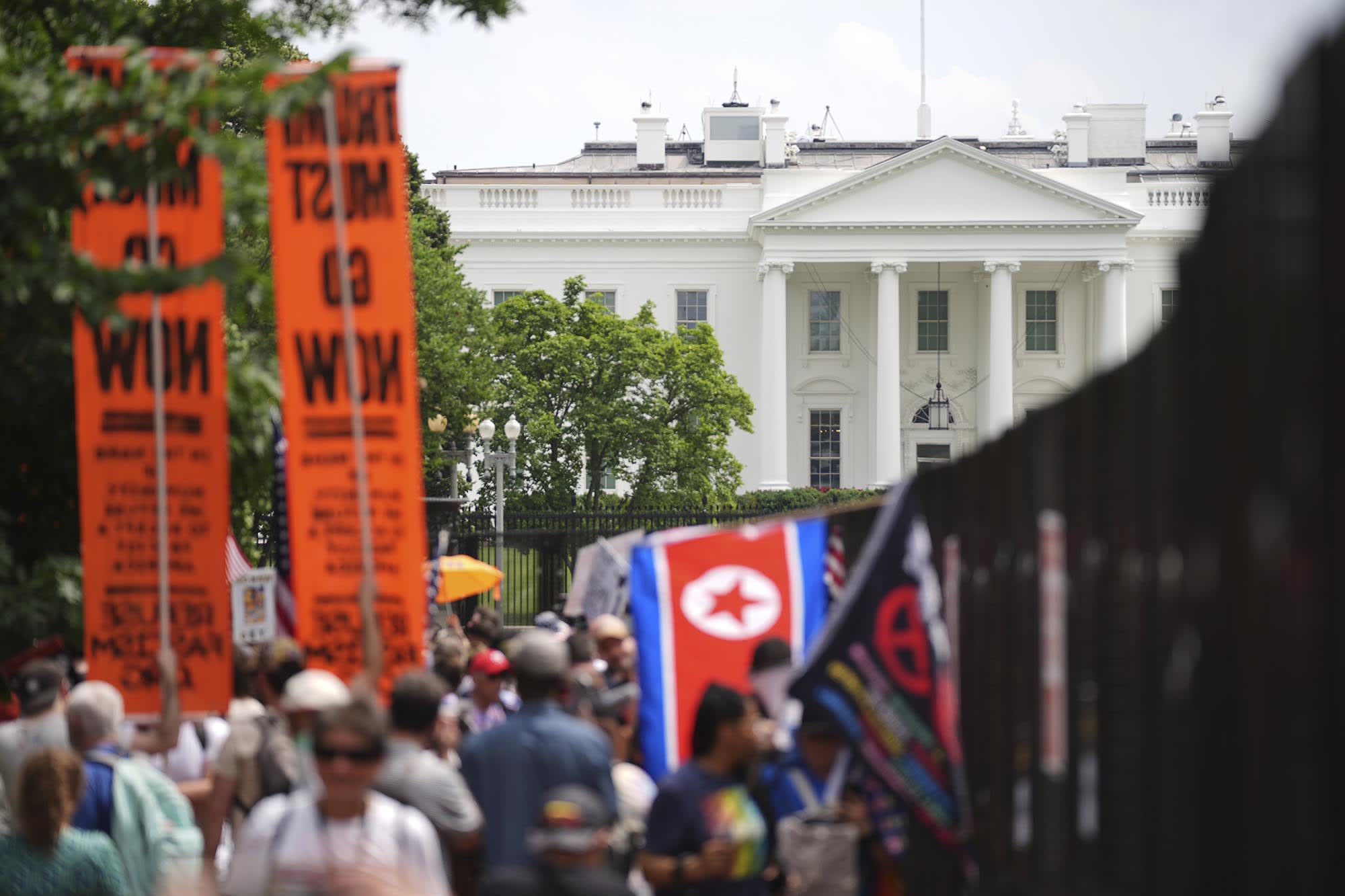 Trump Military Parade Protest