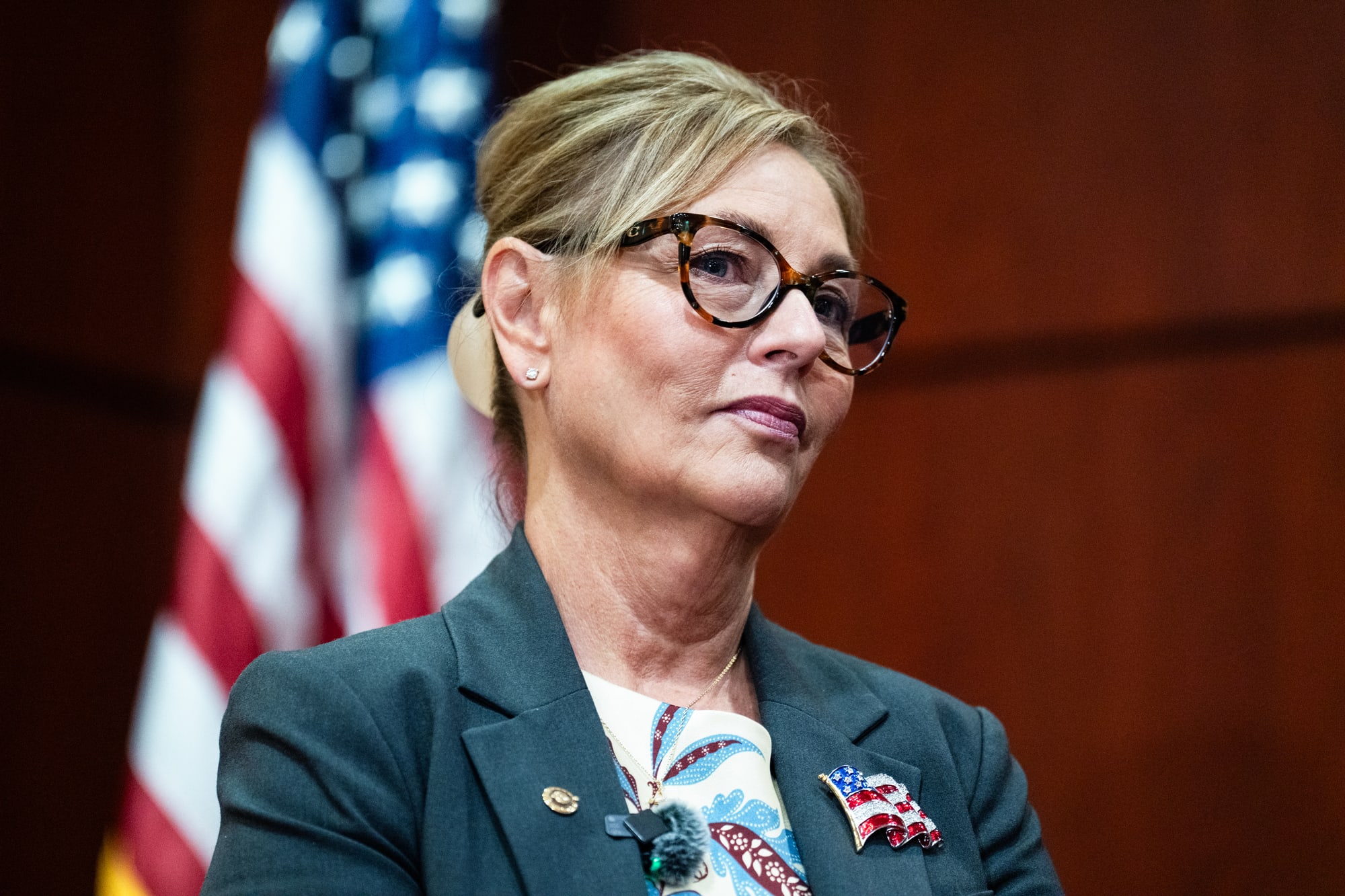 Darline Graham inside of a hearing room