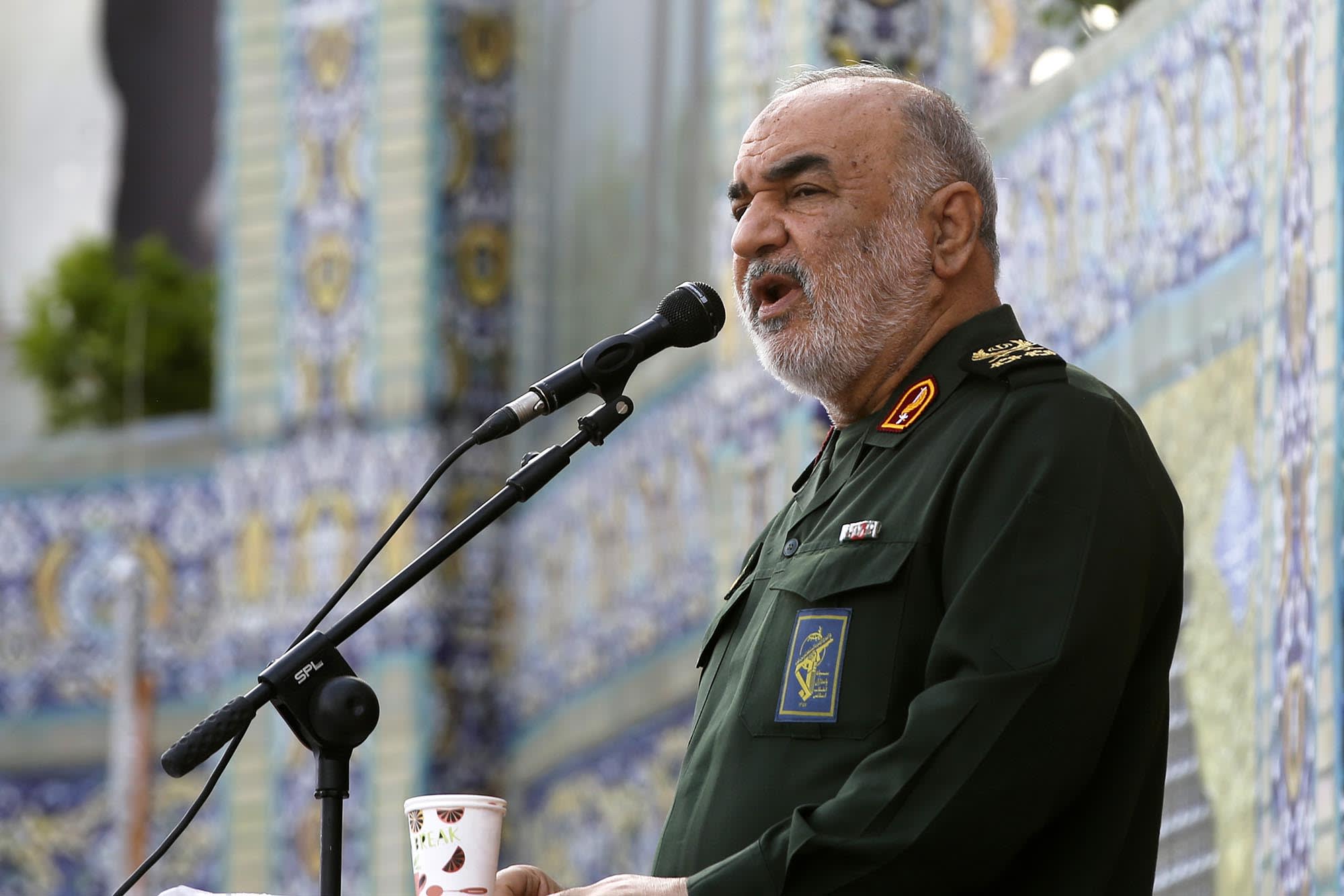 The commander of Iran's Revolutionary Guard Corps (IRGC), Hossein Salami