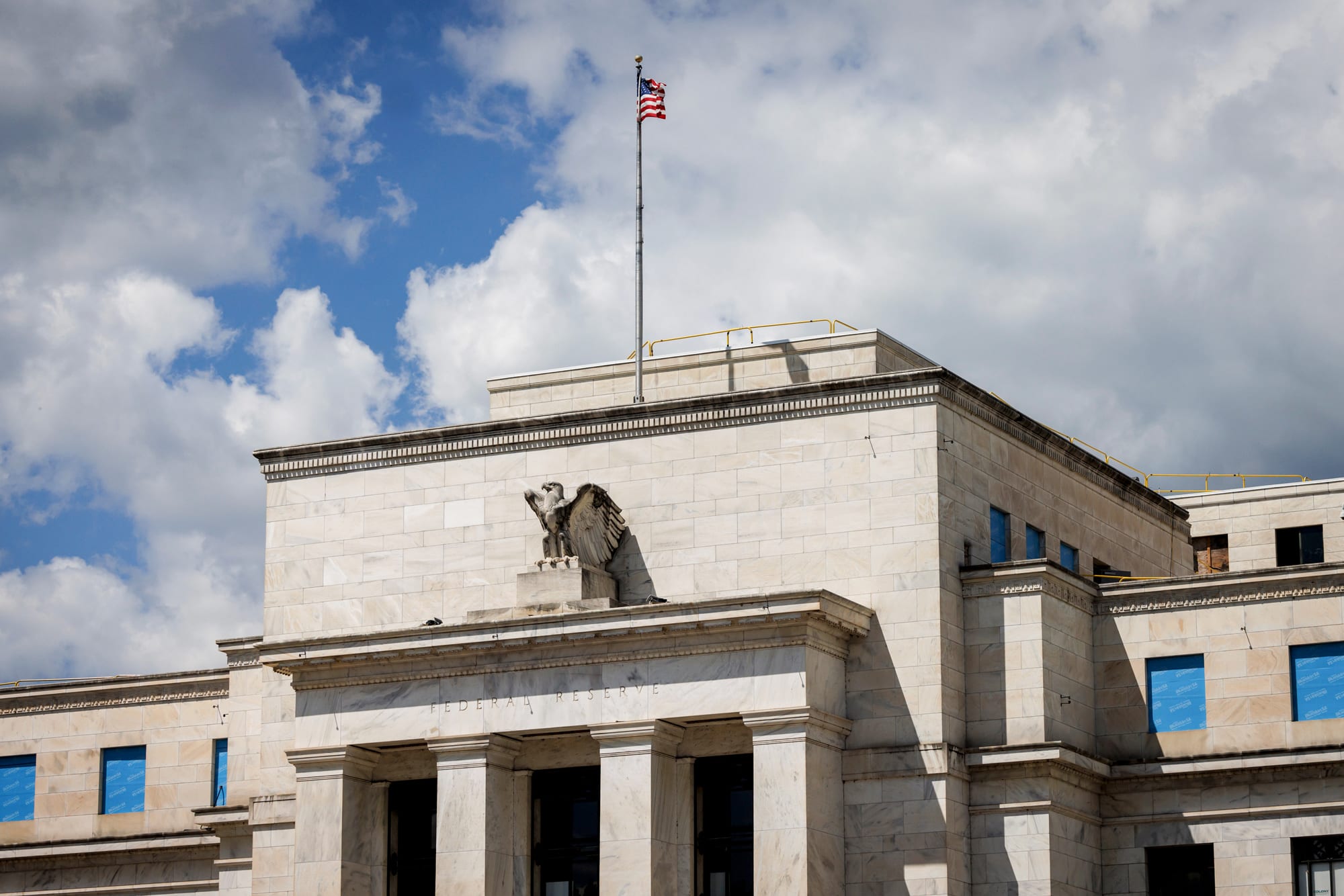 The exterior of the Federal Reserve Building