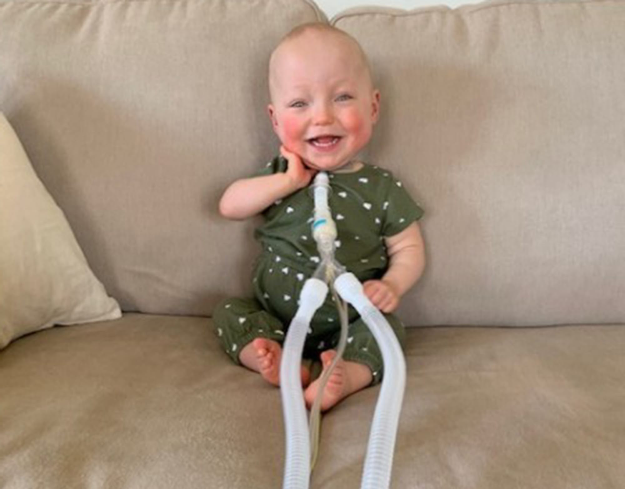 Jessica Wolff's daughter was born at just 24 weeks gestation and now, at 18 months old, requires round-the-clock care.