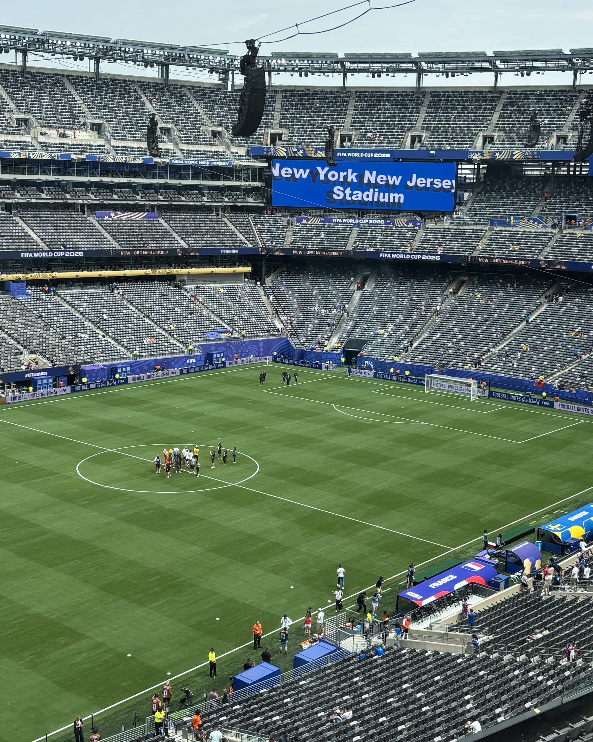 New Jersey World Cup stadium.