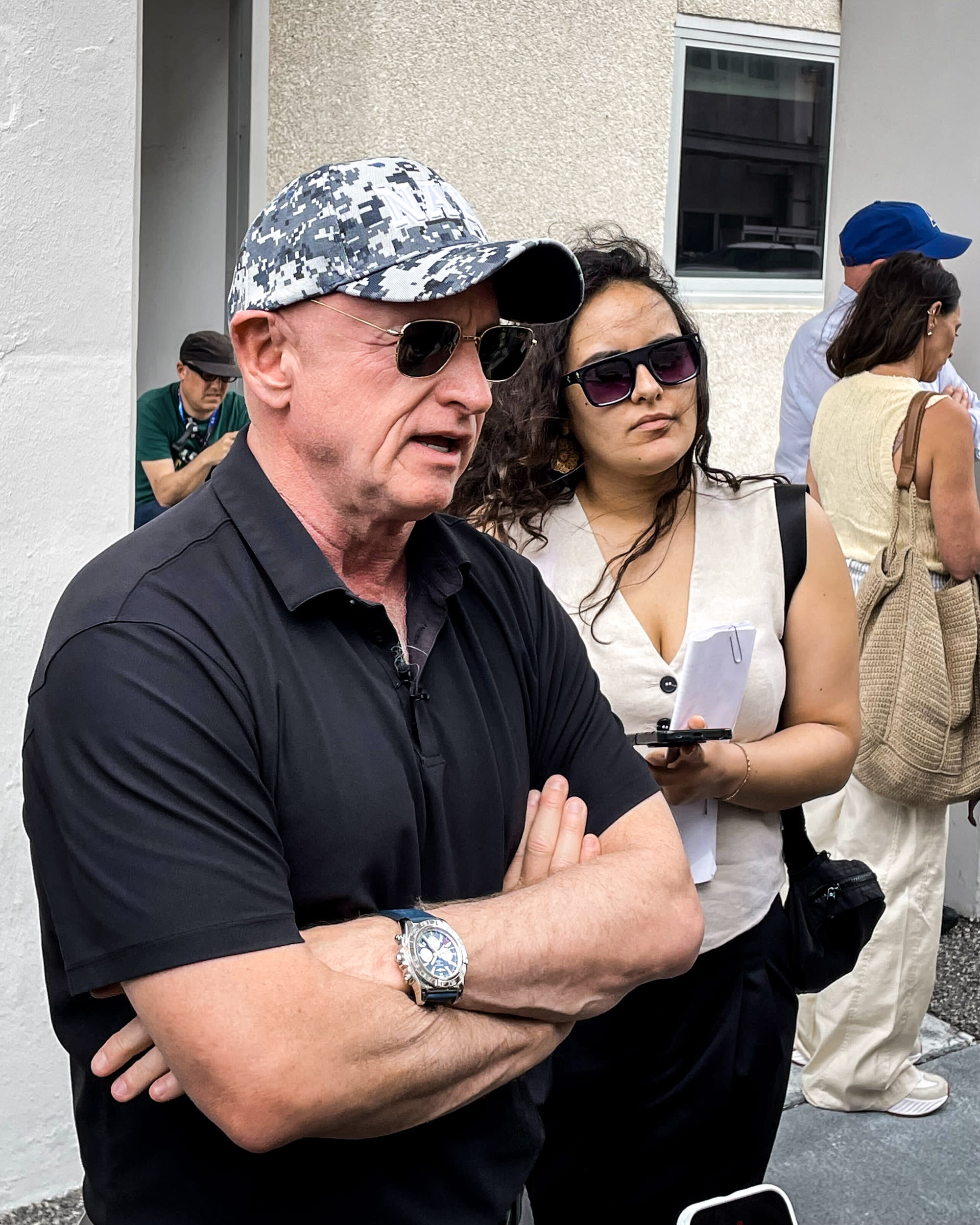 Retired astronaut, Sen. Mark Kelly, D-Ariz., 