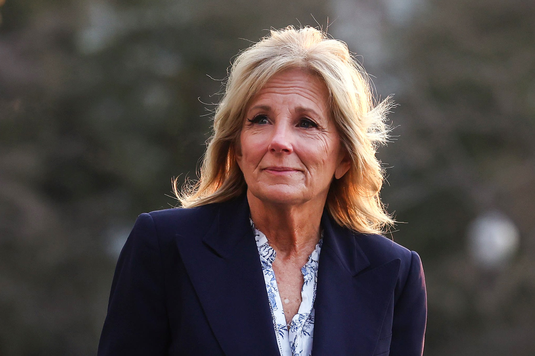 First Lady Jill Biden departs the White House on Jan. 11, 2023.