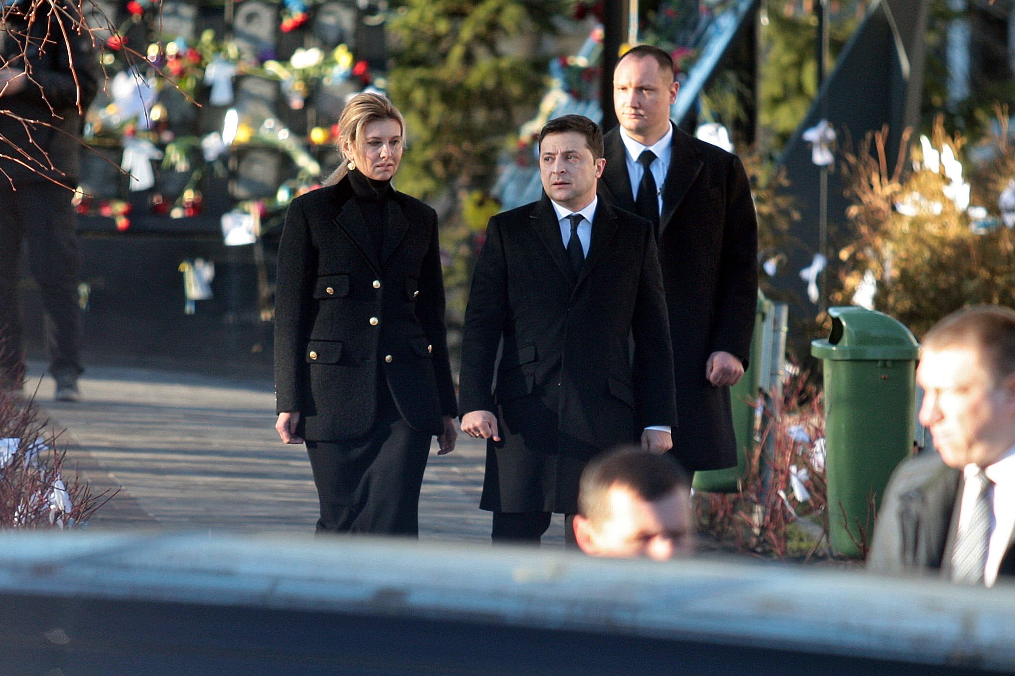 Presidential couple pays tribute to Heavenly Hundred Heroes