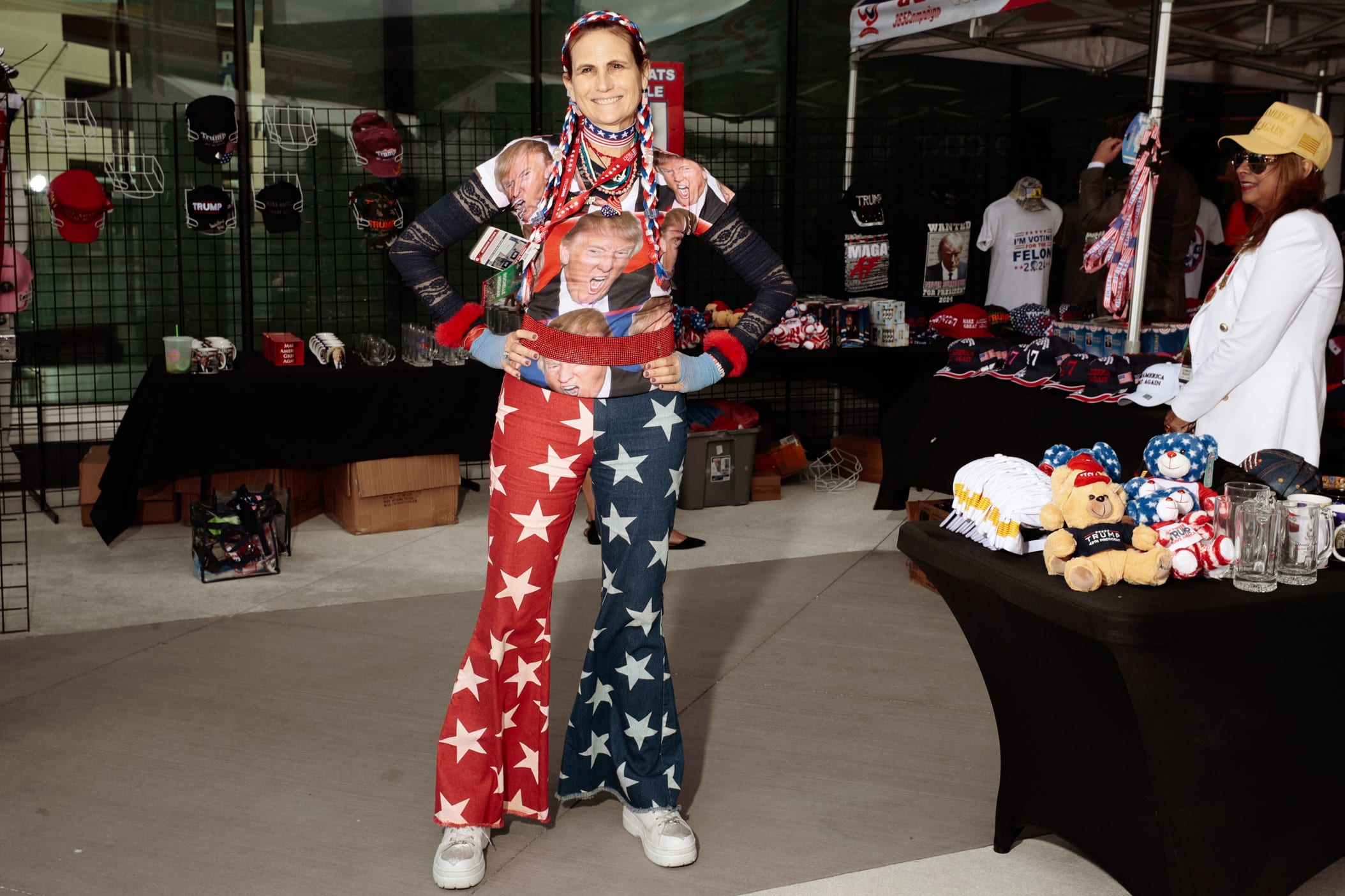 Trump supporters attend the Republican National Convention in Milwaukee 
