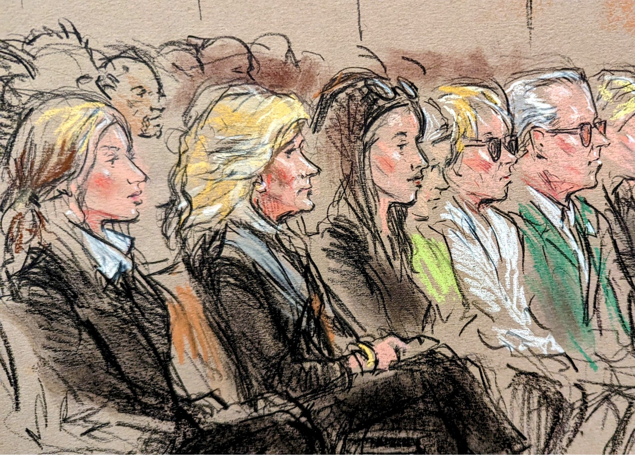 From left, Melissa Cohen Biden, first lady Jill Biden and Ashley Biden