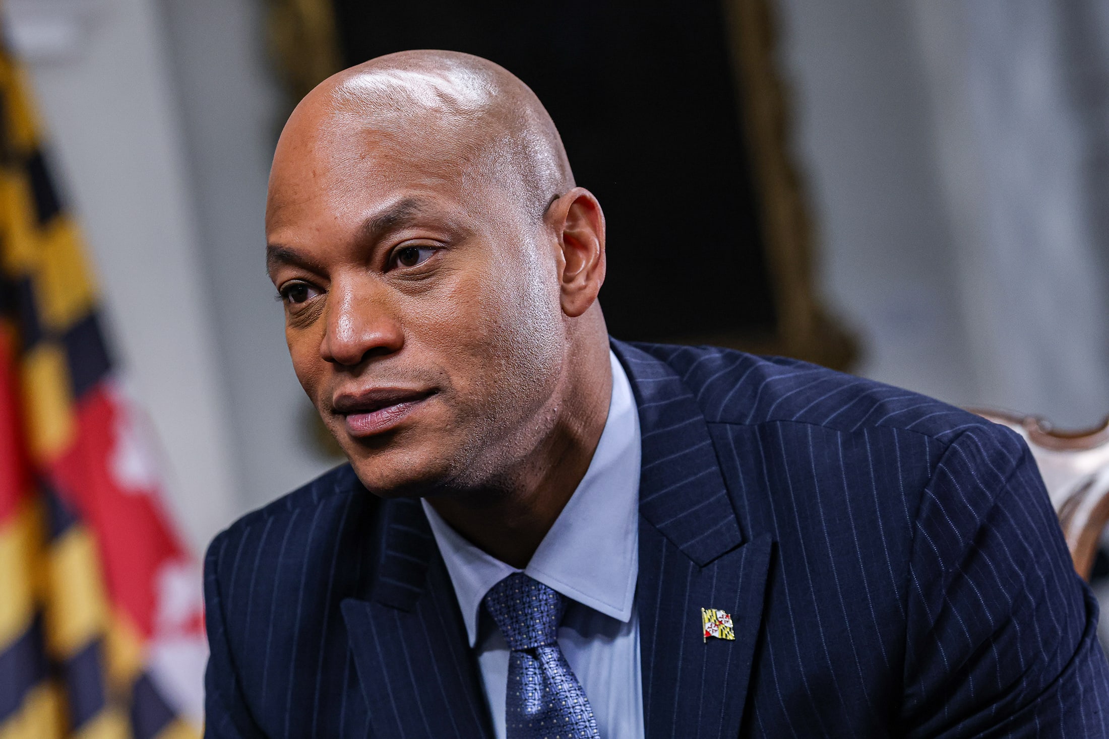 Wes Moore, governor of Maryland, in Annapolis, Maryland on Jan. 17, 2025. 