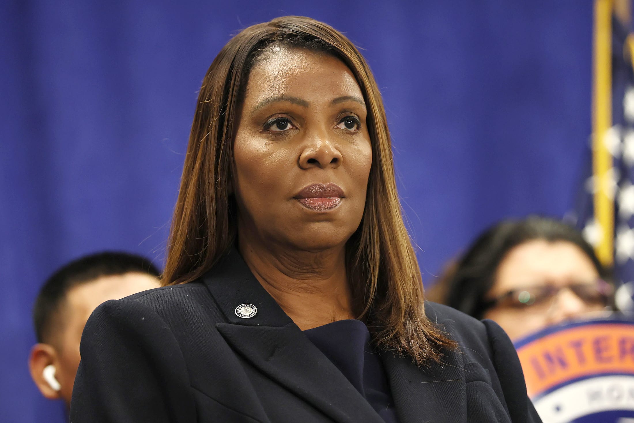 New York Attorney General Letitia James Makes Labor Announcement During Press Conference