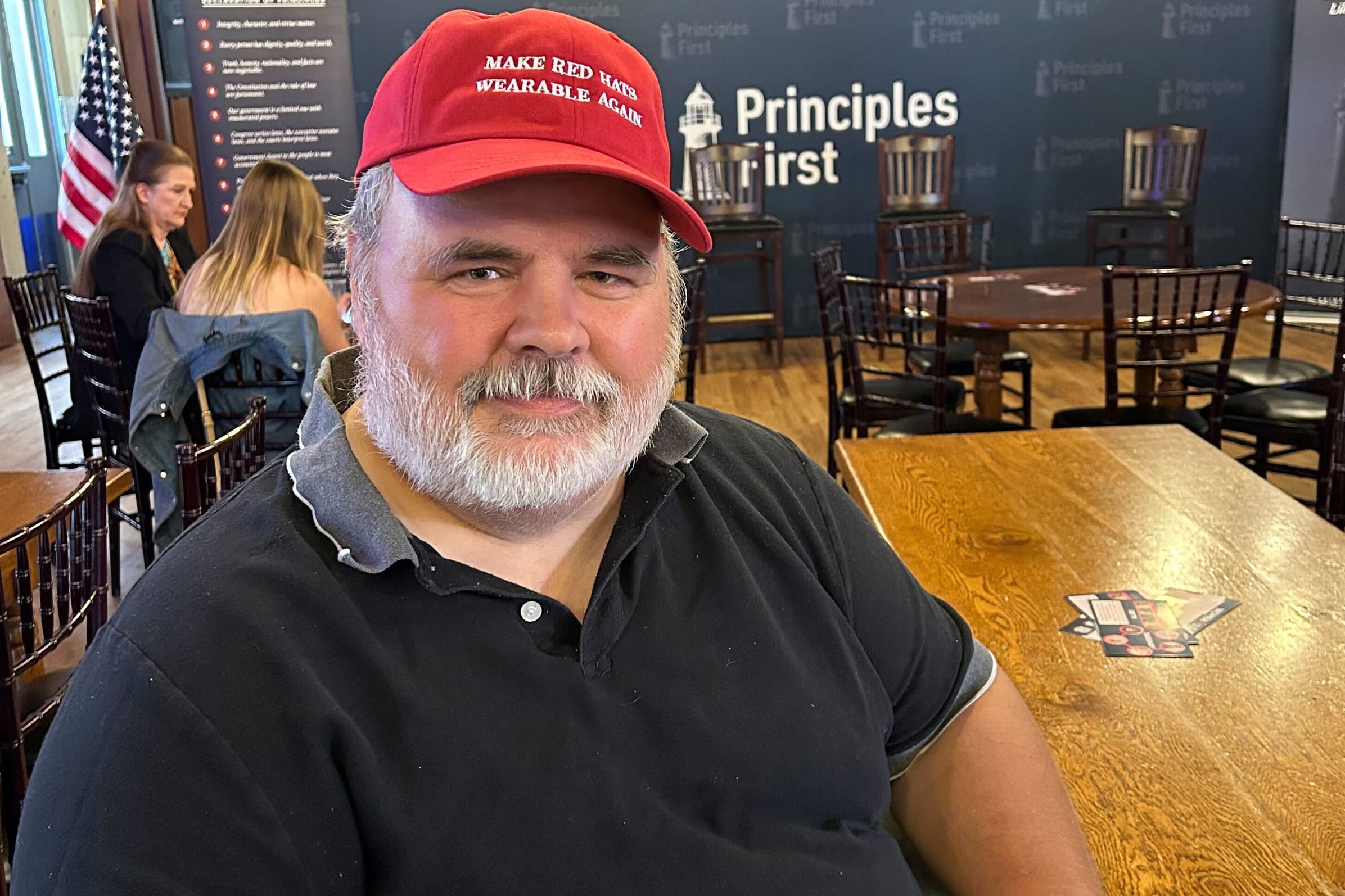 James Wigderson at the Pabst Brewing Company in Milwaukee. 