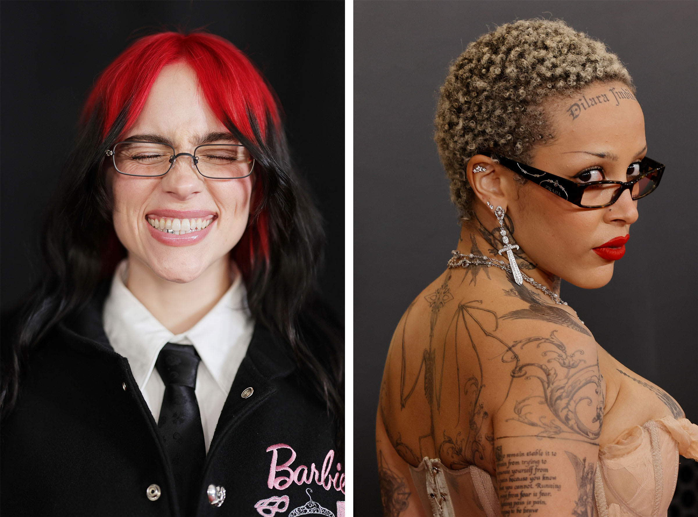Billie Eilish and Doja Cat