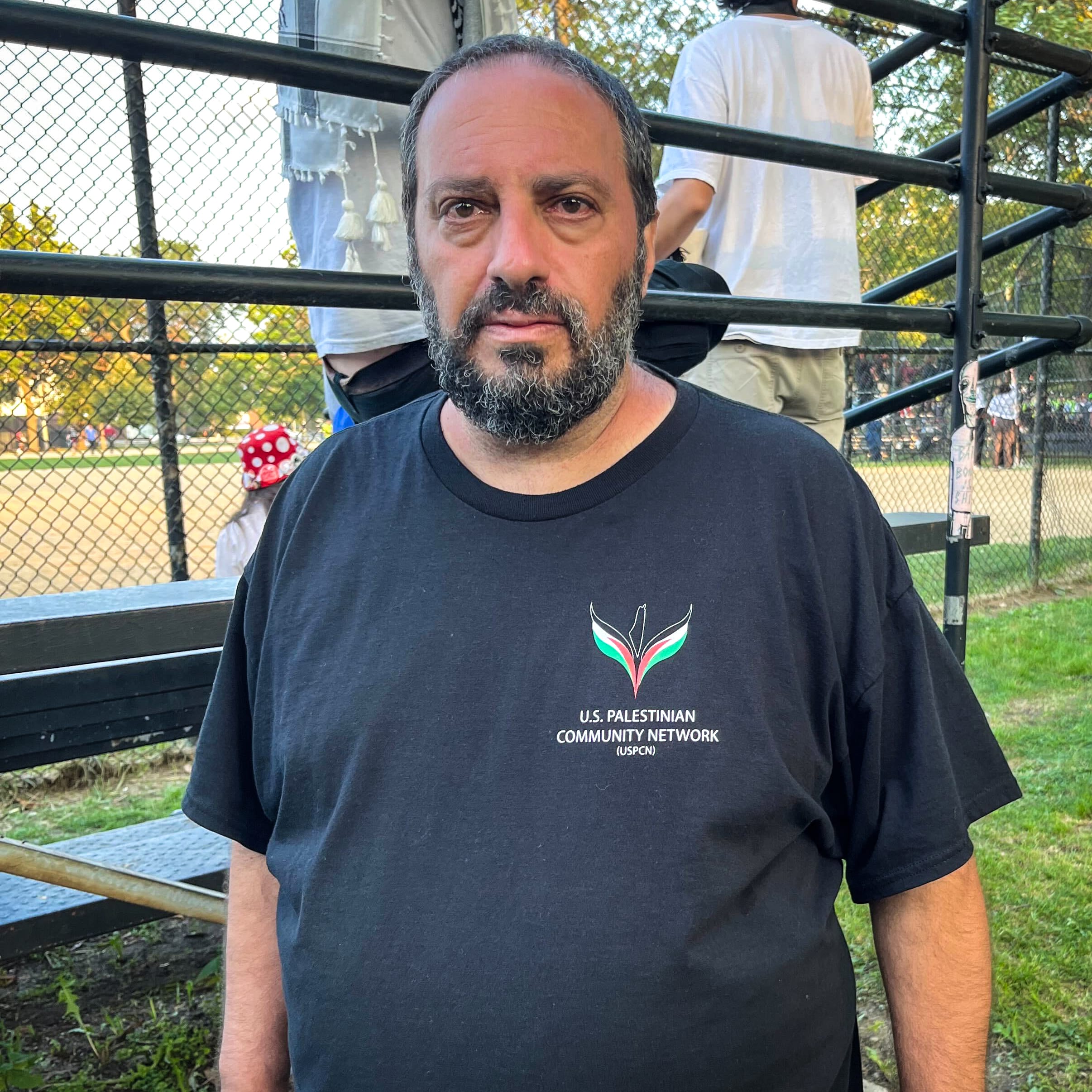 Hatem Abudayyeh, one of the Coalition to March on the DNC’s main organizers