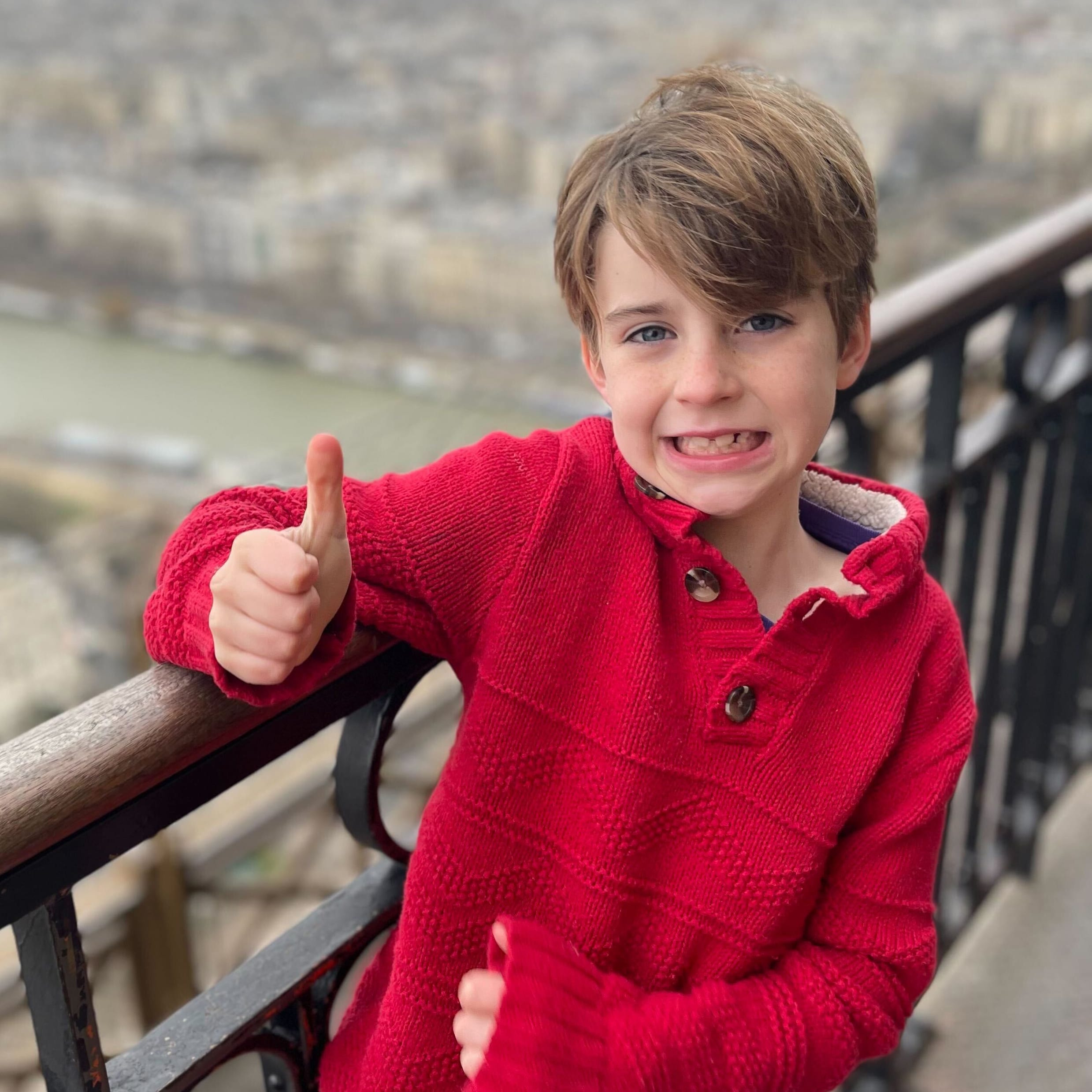 8-year-old Fletcher Merkel.