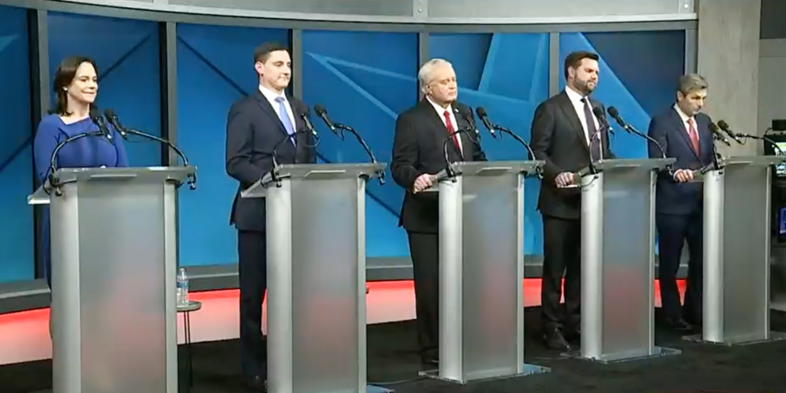 The Ohio Senate Debate in Cleveland on Mar. 21, 2022.