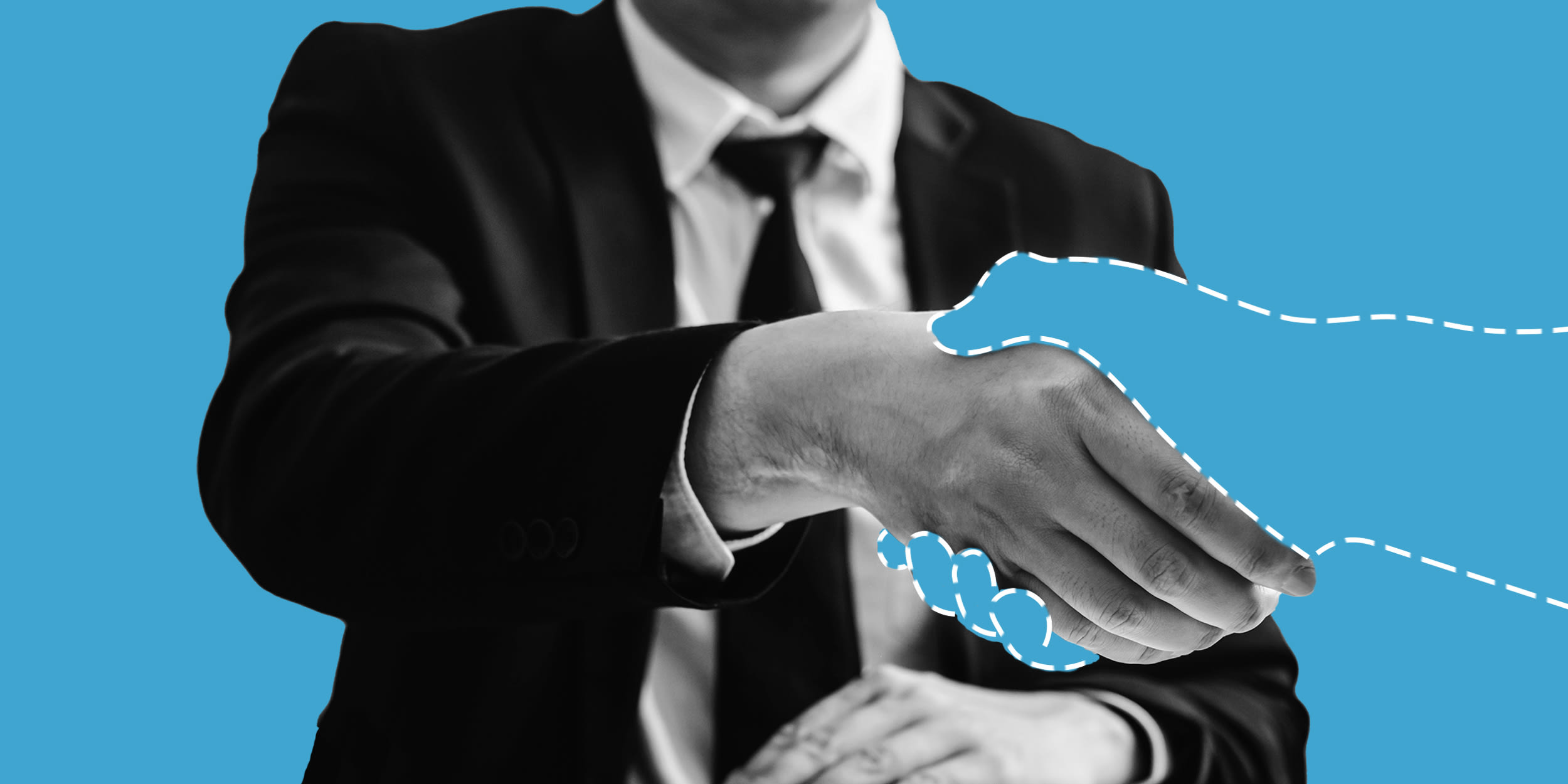 Image: Mourning the death of the handshake