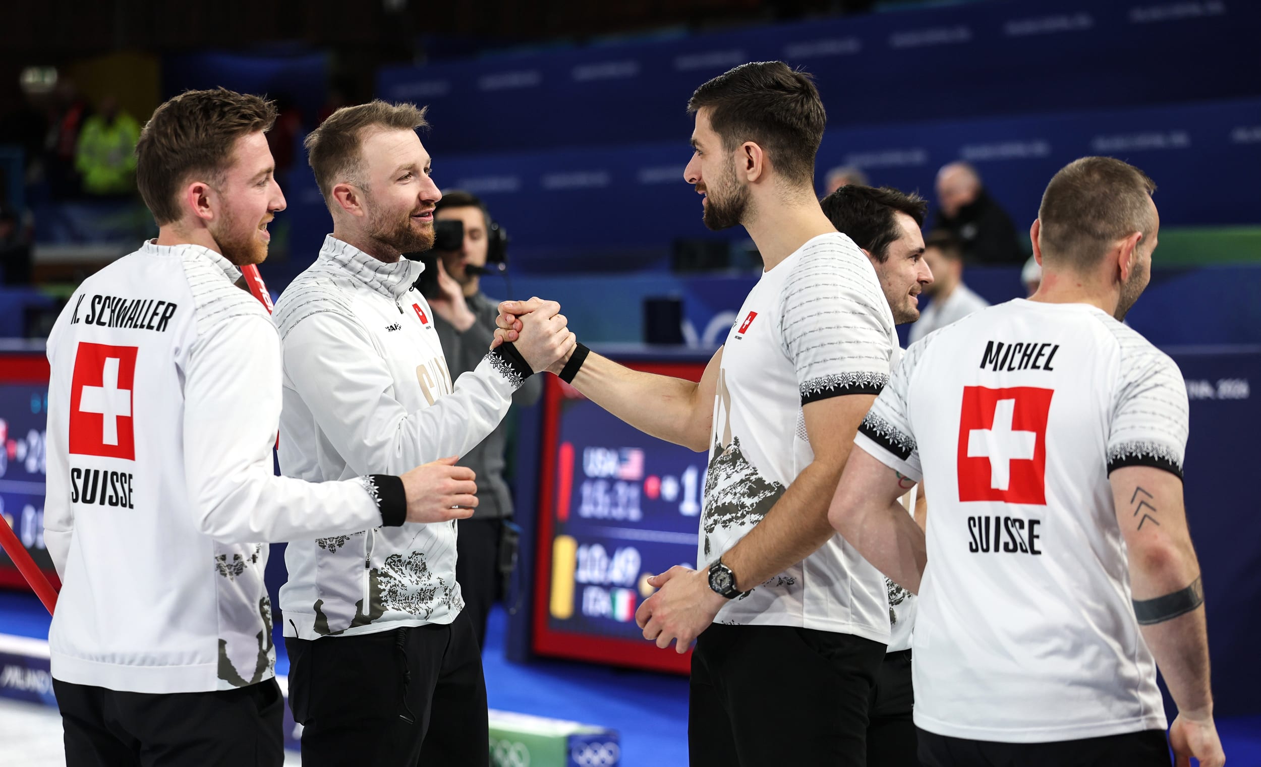 Image: Curling - Milano Cortina 2026 Winter Olympics: Day 11